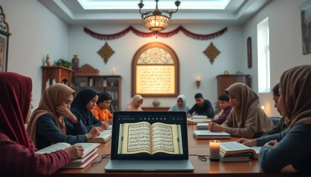 حلقات تحفيظ القرآن عن بعد للرجال: تجربة تعلم مثمرة