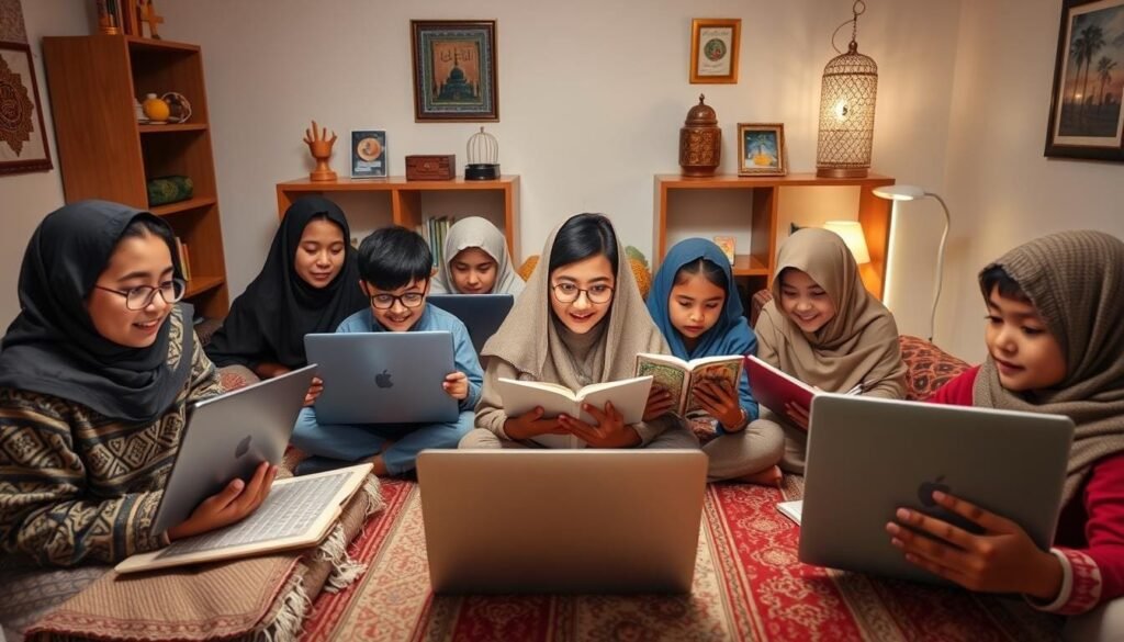 تجارب الطلاب في حلقة تحفيظ عن بعد