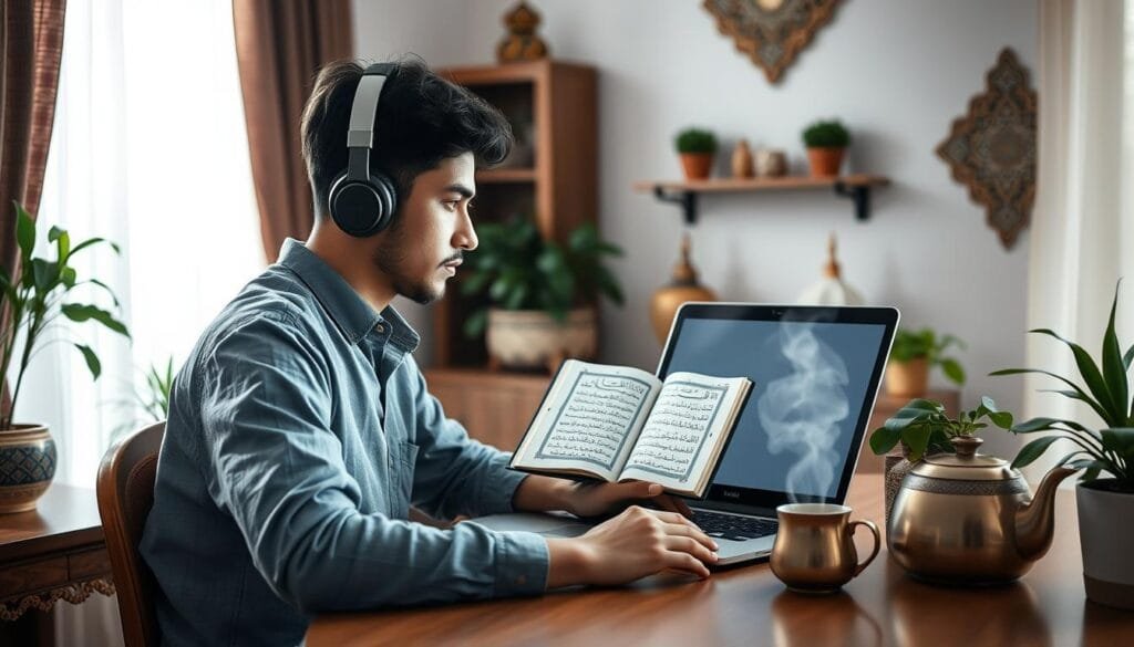 تسميع القرآن عبر الإنترنت