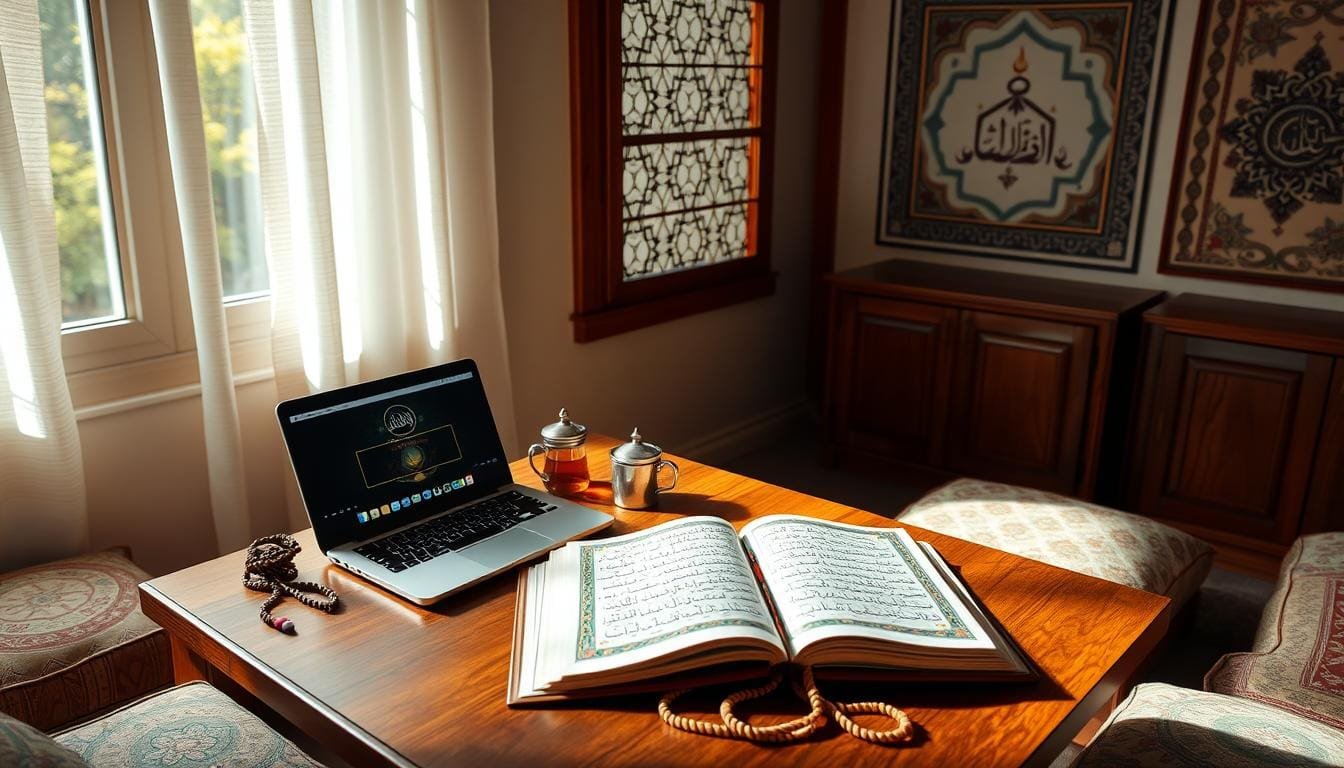 تعلم القرآن الكريم عن بعد