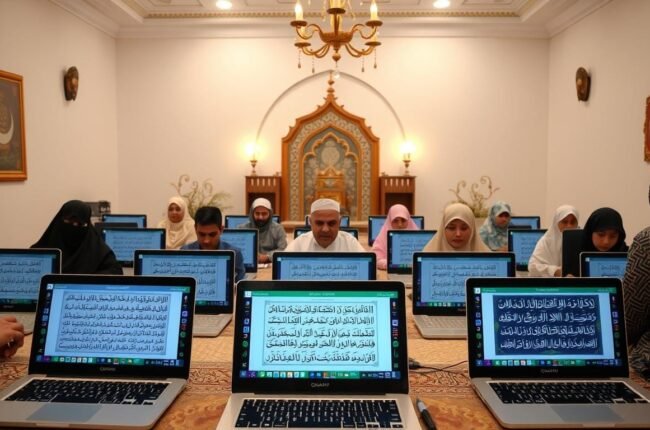 حلقات تسميع القران عن بعد