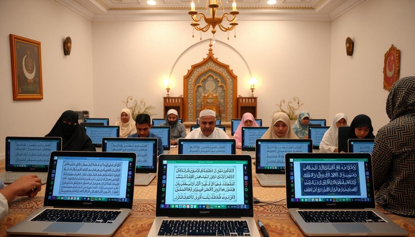 حلقات تسميع القران عن بعد