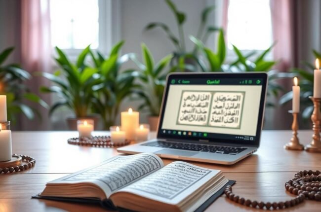 لحلقات القرآنية عن بعد